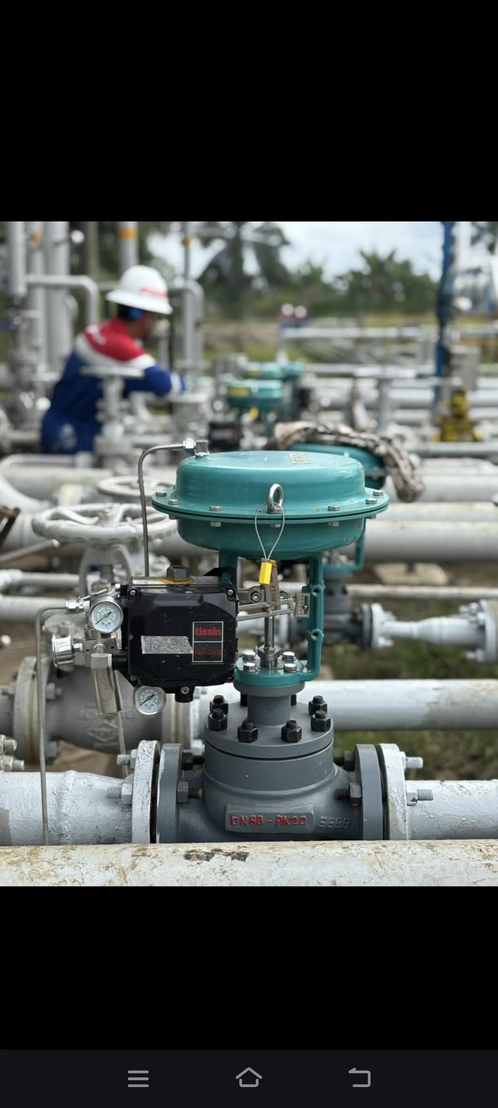 Pertamina indonesia install our Control valve